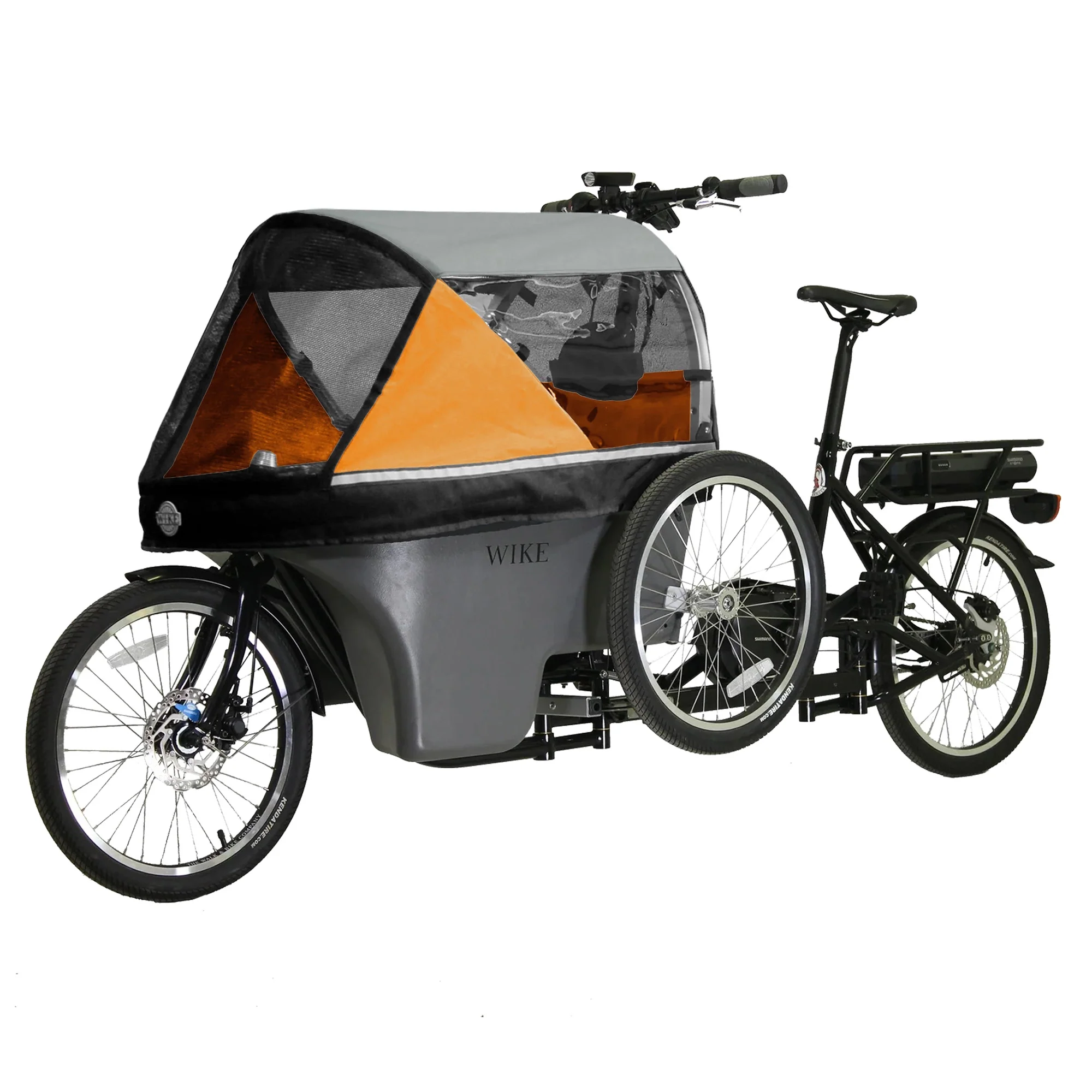 Wicycle® 'WIKE Electric Salamander' E-Cargo Bicycle & Stroller - Image 4