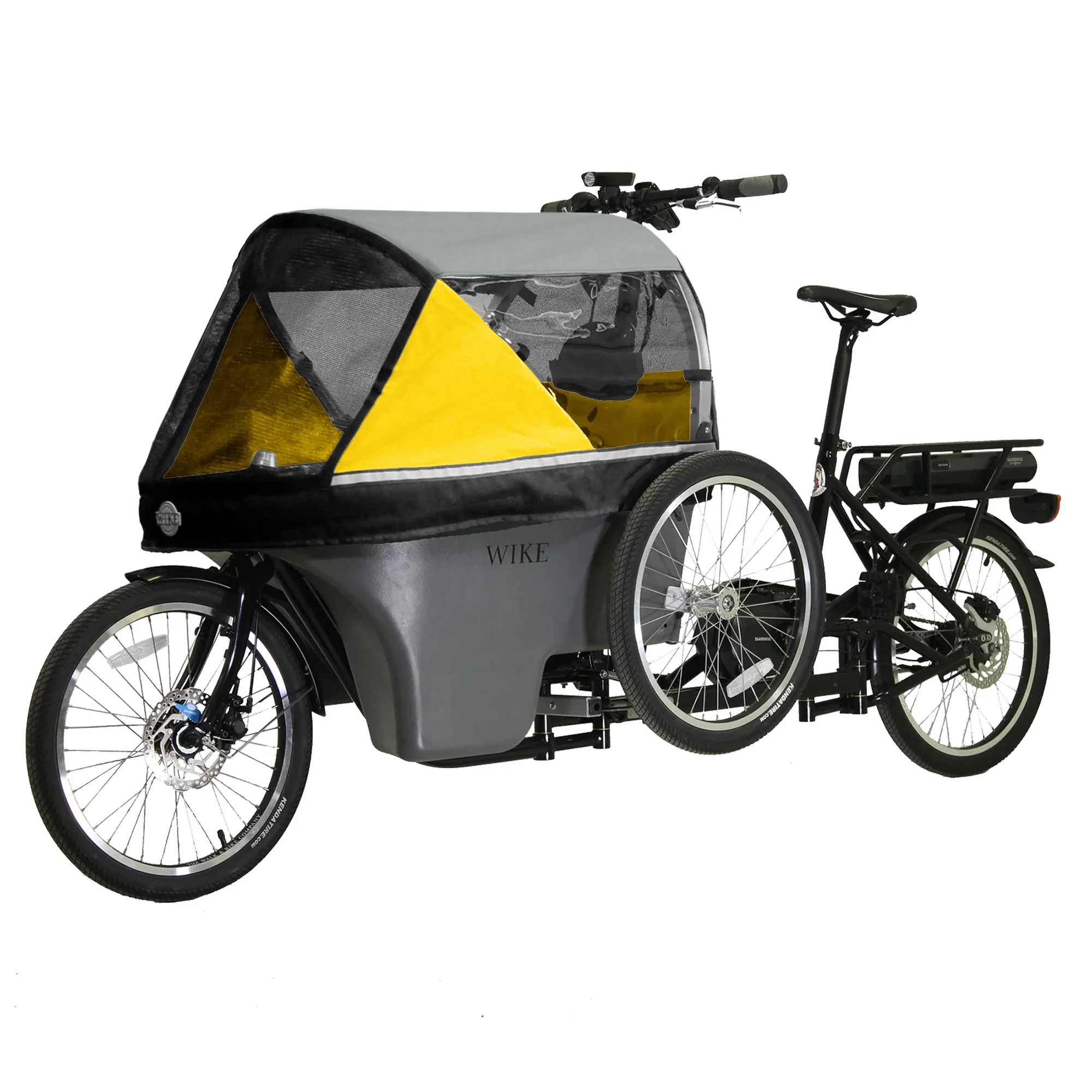 Wicycle® 'WIKE Electric Salamander' E-Cargo Bicycle & Stroller - Image 7