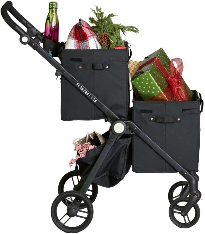 VOOMcart Personal Collapsible Grocery Cart with Wheels and Removable Baskets - Image 7