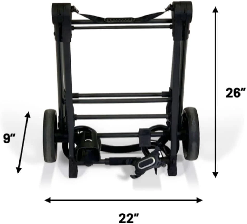 VOOMcart Personal Collapsible Grocery Cart with Wheels and Removable Baskets - Image 9