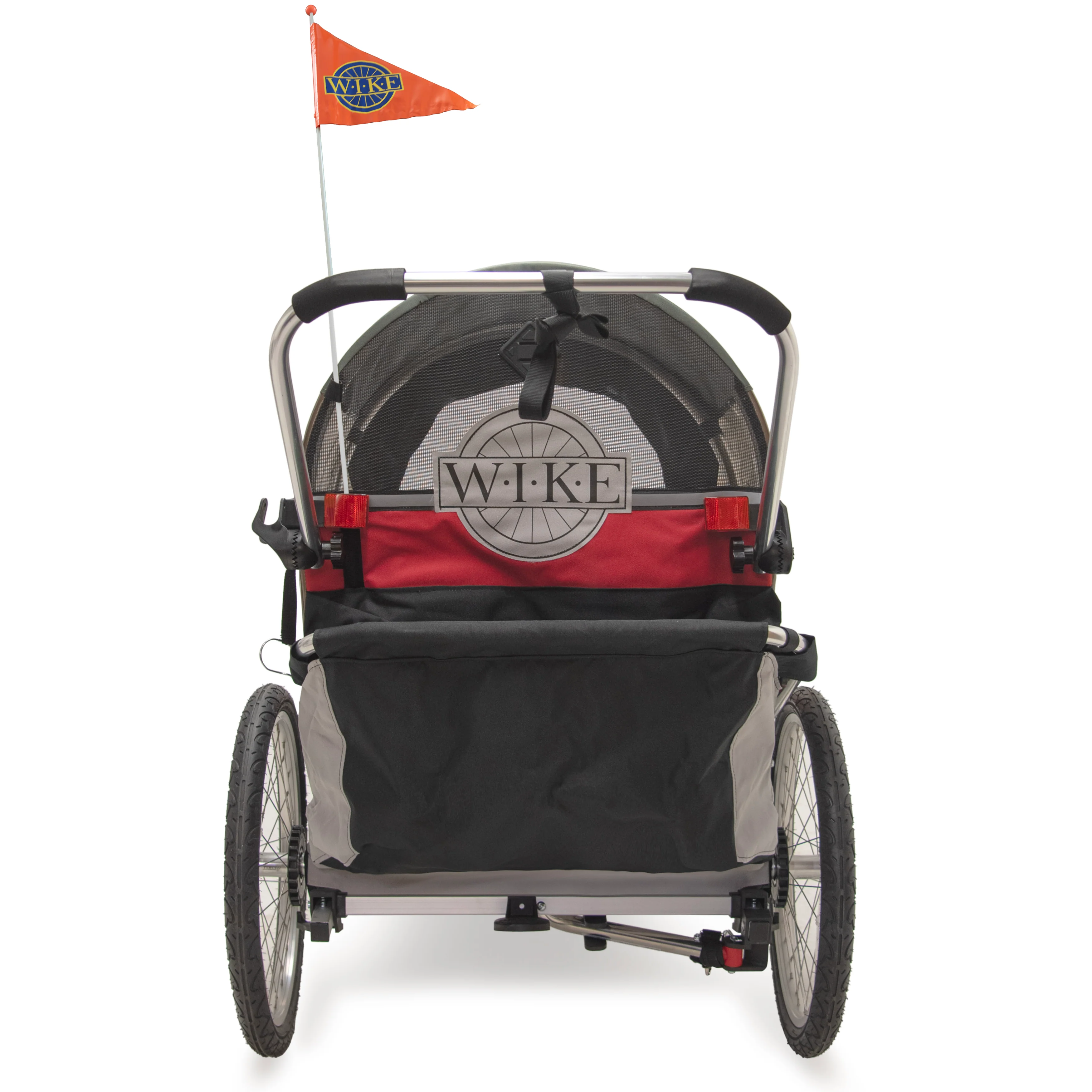 Wike Premium Double Children's Bike Trailer - Includes Stroller and Jogging Kit - Image 15