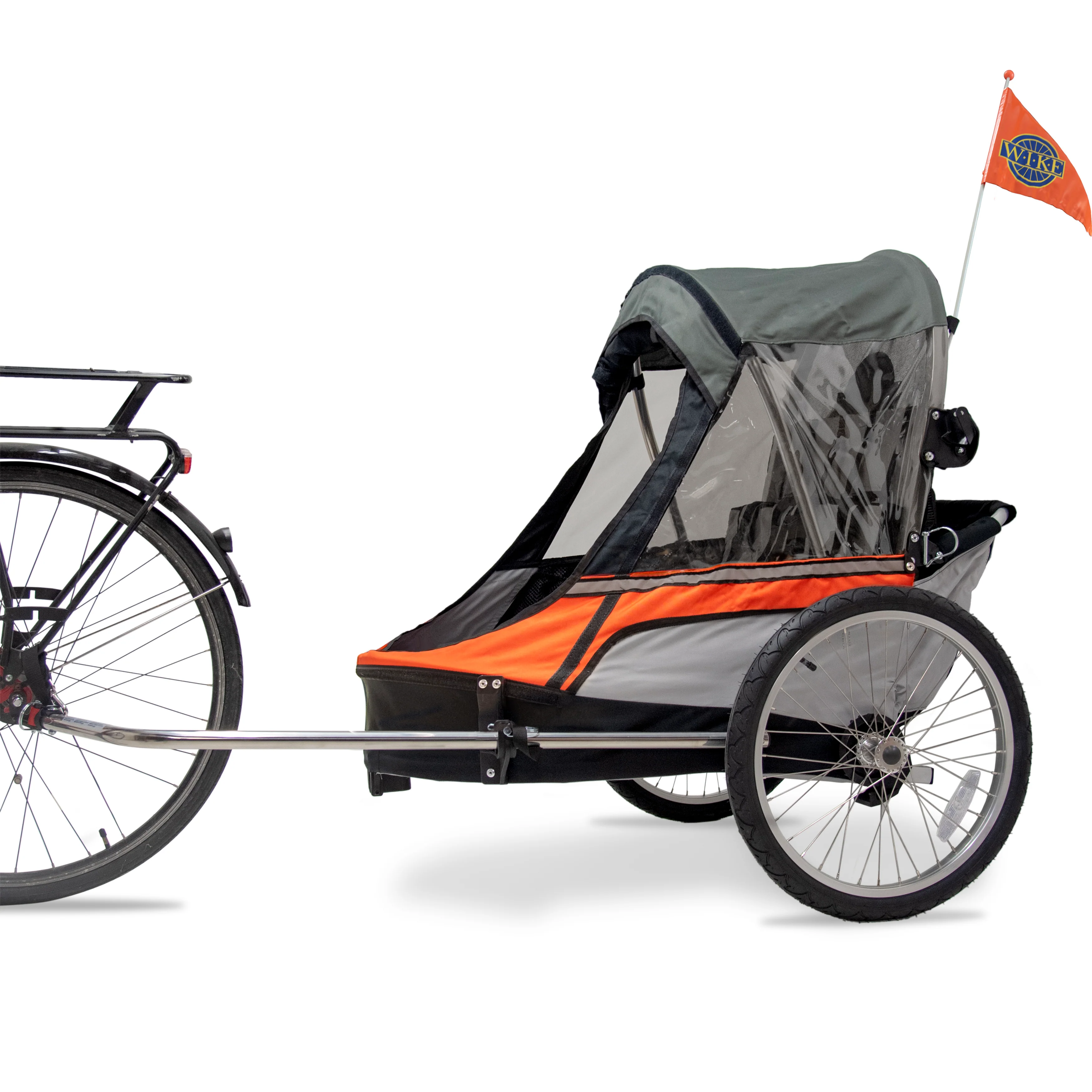 Wike Premium Double Children's Bike Trailer - Includes Stroller and Jogging Kit - Image 20