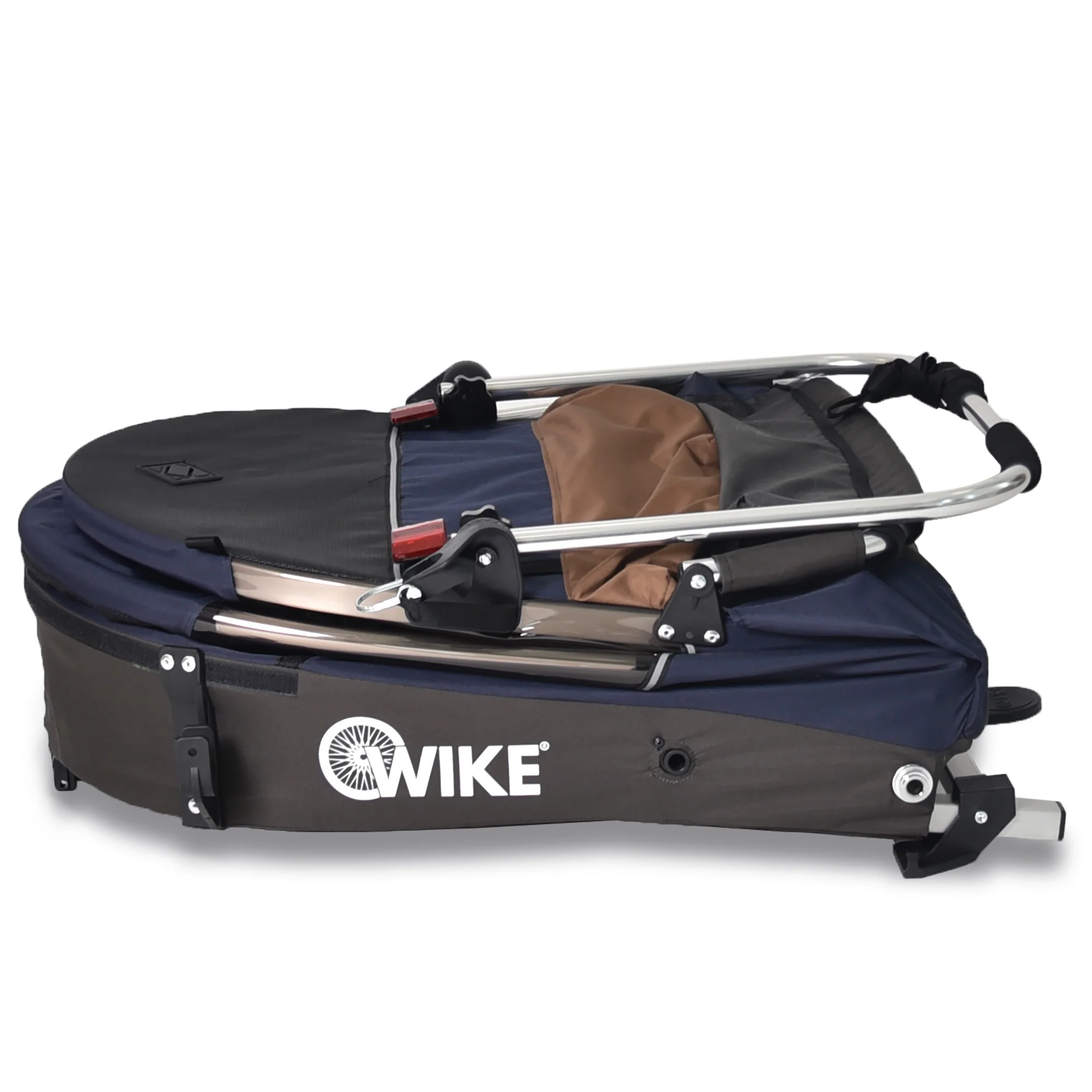 Wike Premium Double Children's Bike Trailer - Includes Stroller and Jogging Kit - Image 7