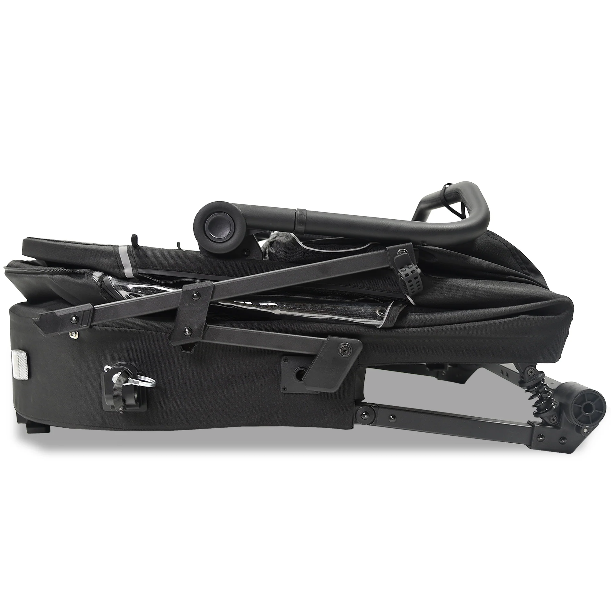 Wike Premium Suspension Bike Trailer – Black - Includes Stroller & Jogger Kit - Image 9